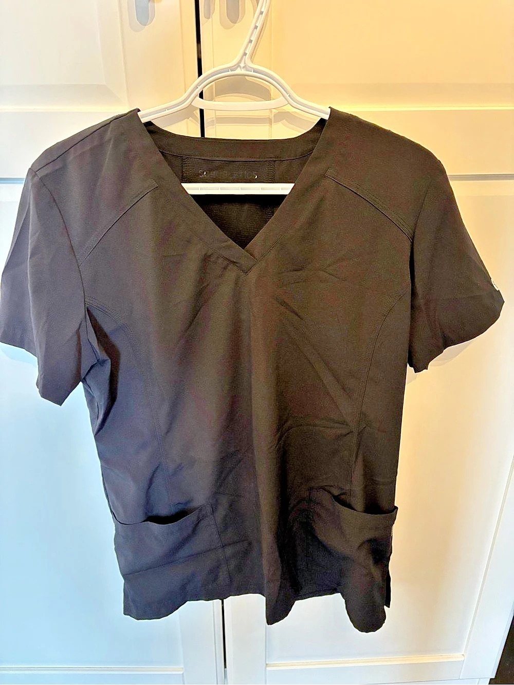 Scrubletics Black Scrub Top